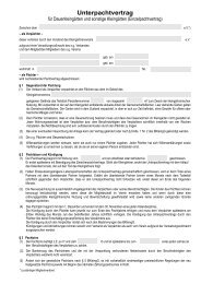 Unterpachtvertrag - Stadtverband der Kleingärtner Zwickau Stadt eV