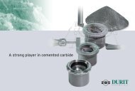 Download Image Brochure - Durit Hartmetall GmbH