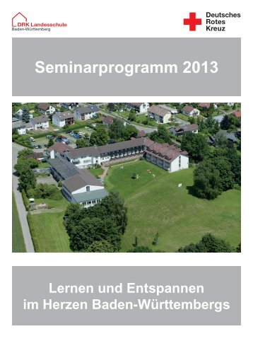 Seminarprogramm 2013 - DRK Ortsverein Durlach eV