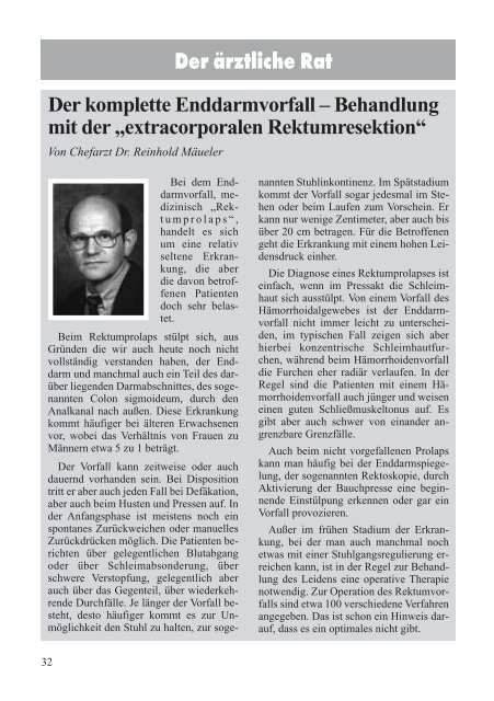 Heft Nr. 4/2003 - ev.-luth. Diakonissenanstalt Marienstift Braunschweig