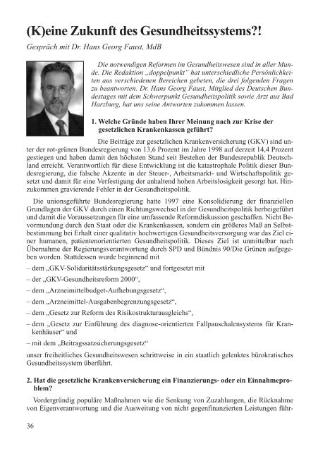 Heft Nr. 4/2003 - ev.-luth. Diakonissenanstalt Marienstift Braunschweig