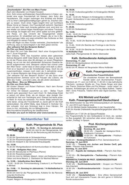 Amtsblatt - Verbandsgemeinde Kandel