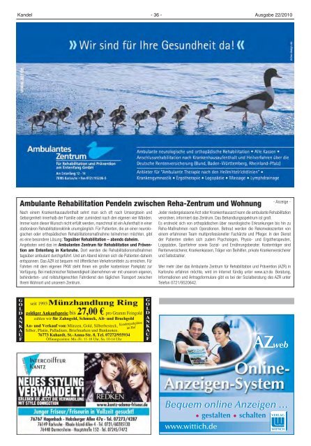 Amtsblatt - Verbandsgemeinde Kandel