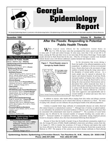 Georgia Epidemiology Report - Georgia Division of Public Health