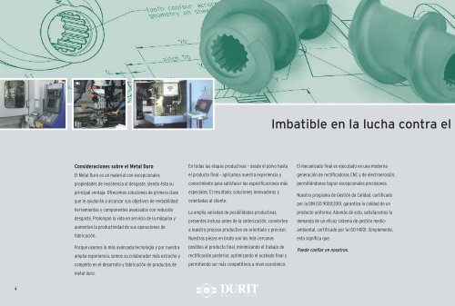 DURIT-Metalurgia Portuguesa do Tungsténio, LDA DURIT Ibérica ...