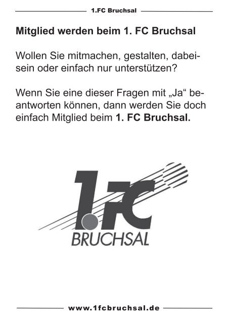 Stadionheft Nr. 3 ASV Durlach - 1.FC Bruchsal