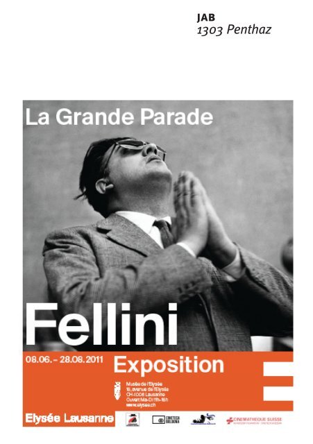 Intégrale Federico Fellini - Cinémathèque suisse