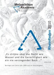 RheinReden 2010 - Melanchthon-Akademie