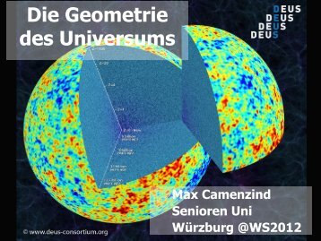 Die RaumZeit Geometrie des Universums