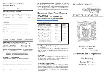 12-1190 Wie soll ich dich empfangen Kemming - Kloster Kirchberg