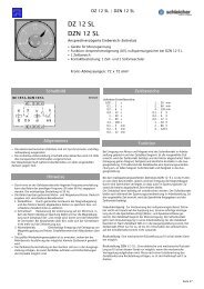 DZ 12 SL DZN 12 SL - Schleicher Electronic