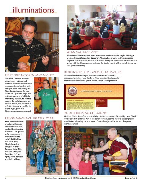 Lama Lena Returns - Rime Buddhist Center