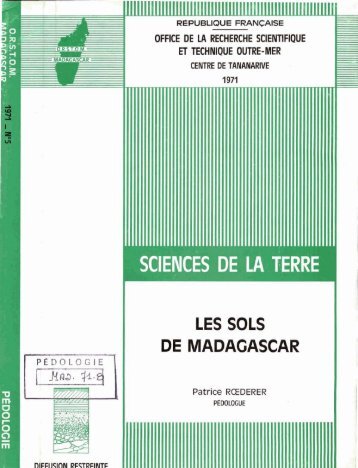 Les sols de Madagascar - IRD