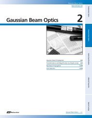 Gaussian Beam Optics - CVI Melles Griot 2009 Technical Guide, Vol ...