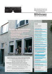 Mitteilungen / Heft 46 / November 2006 (PDF)