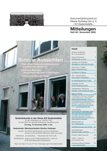 Mitteilungen / Heft 46 / November 2006 (PDF)