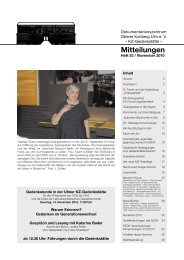 Mitteilungen / Heft 53 / November 2010 (PDF)