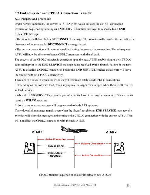 Manuel CPDLC V3.0. - Service d'Information Aéronautique Enna