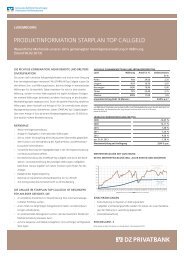 produktinformation starplan top callgeld - DZ Privatbank