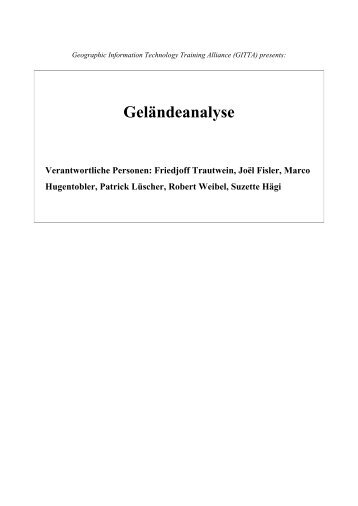 Drucken (PDF) - GITTA - Geographic Information Technology ...
