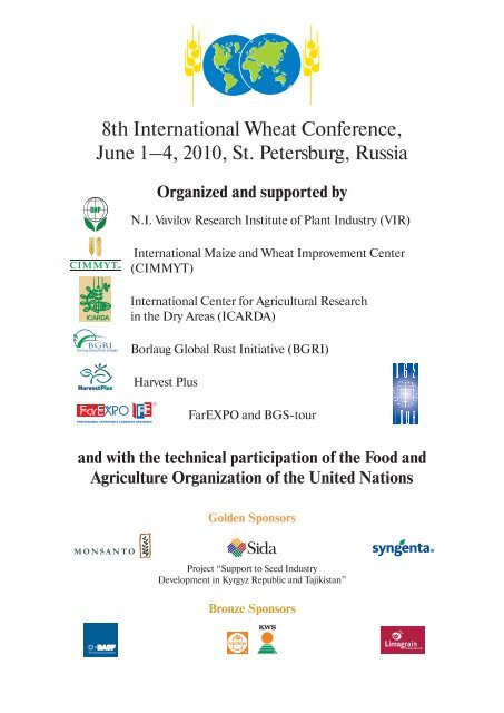 8th INTERNATIONAL WHEAT CONFERENCE
