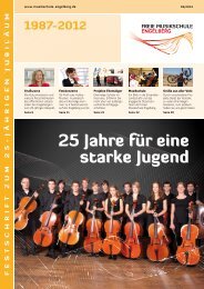 Festschrift zum 25-jährigen Jubiläum - CelloWelt