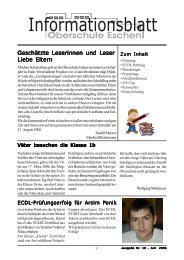 Informationsblatt - Oberschule Eschen