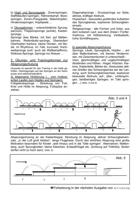 Von der Rhythmusfähigkeit zum Weitsprung