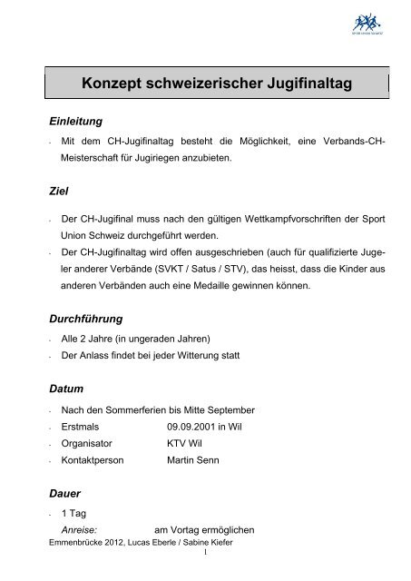 Konzept-schweizerischer-Jugifinaltag - Sport Union Schweiz