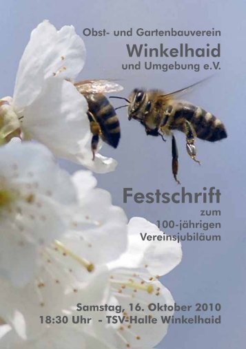 Festschrift - Gemeinde Winkelhaid