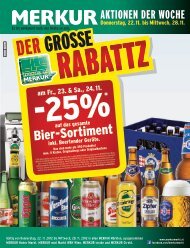 Bier-Sortiment - Merkur