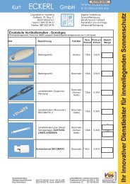 Ersatzteile Vertikallamellen - Sonstiges