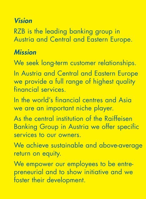 Info Guide - Raiffeisen Zentralbank Österreich AG