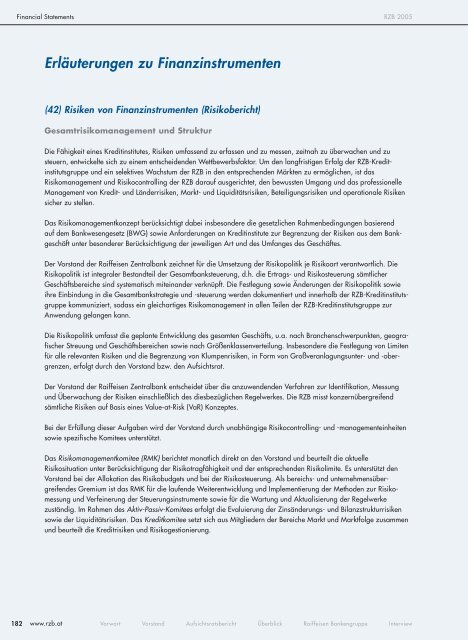 Info Guide - Raiffeisen Zentralbank Österreich AG