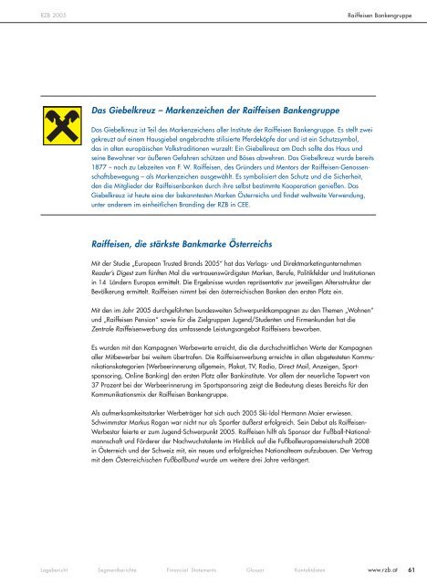 Info Guide - Raiffeisen Zentralbank Österreich AG