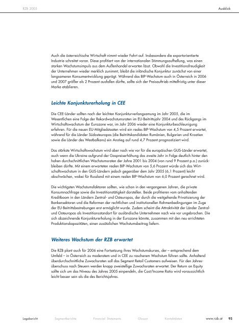 Info Guide - Raiffeisen Zentralbank Österreich AG