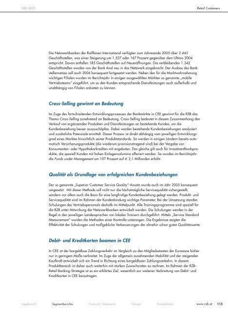 Info Guide - Raiffeisen Zentralbank Österreich AG