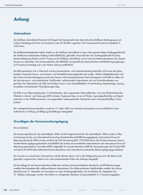 Info Guide - Raiffeisen Zentralbank Österreich AG