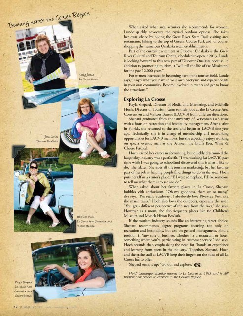 June/July 2012 - Coulee Region Women Magazine