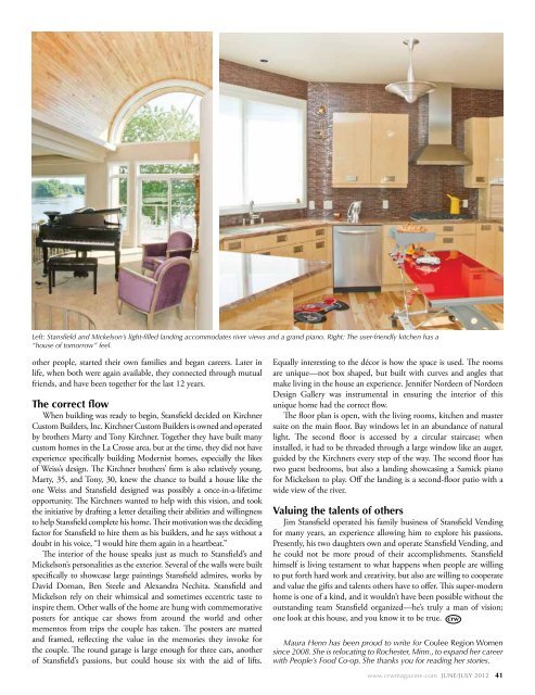 June/July 2012 - Coulee Region Women Magazine