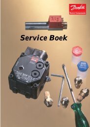 Service Boek - Burner Components - Danfoss