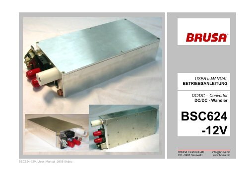 BRUSA Elektronik AG info@brusa