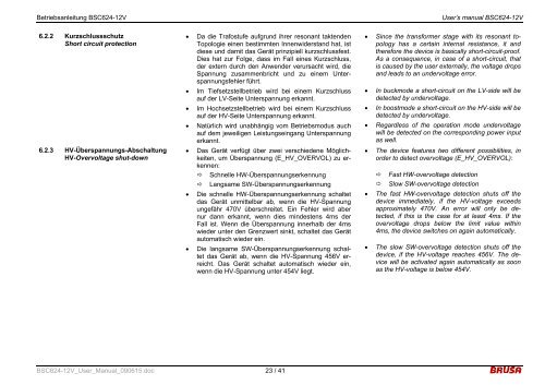 BRUSA Elektronik AG info@brusa