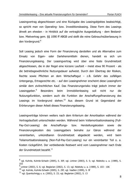 Immobilienleasing – Eine aktuelle Finanzierungsform für Gemeinden?