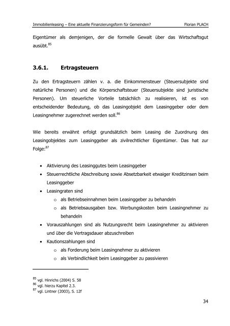 Immobilienleasing – Eine aktuelle Finanzierungsform für Gemeinden?