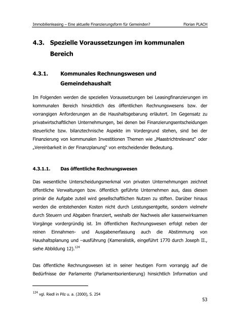 Immobilienleasing – Eine aktuelle Finanzierungsform für Gemeinden?