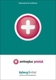 Fachinformationen zu aminoplus prostat - Kyberg Vital