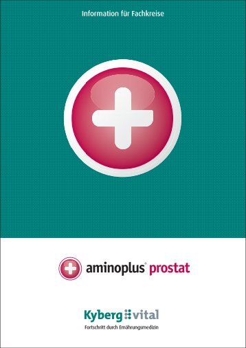 Fachinformationen zu aminoplus prostat - Kyberg Vital