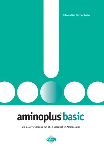 Fachinformationen zu aminoplus basic - Kyberg Vital