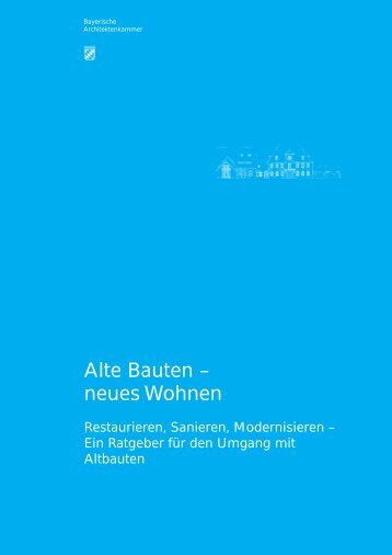 Broschüre herunterladen - Bayerische Architektenkammer